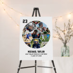 Soccer Team Senior Night Display Foam Boards<br><div class="desc">Celebrate soccer senior night and graduation day with this personalized soccer ball photo collage display board. This customizable dsign is perfect for athlete, football player, coach and team captain. It's a great way to display precious memories and achievement from football games and tournament. The design features a collage of photos...</div>