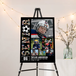 Soccer Team Senior Night Sports Photo Collage Foam Board