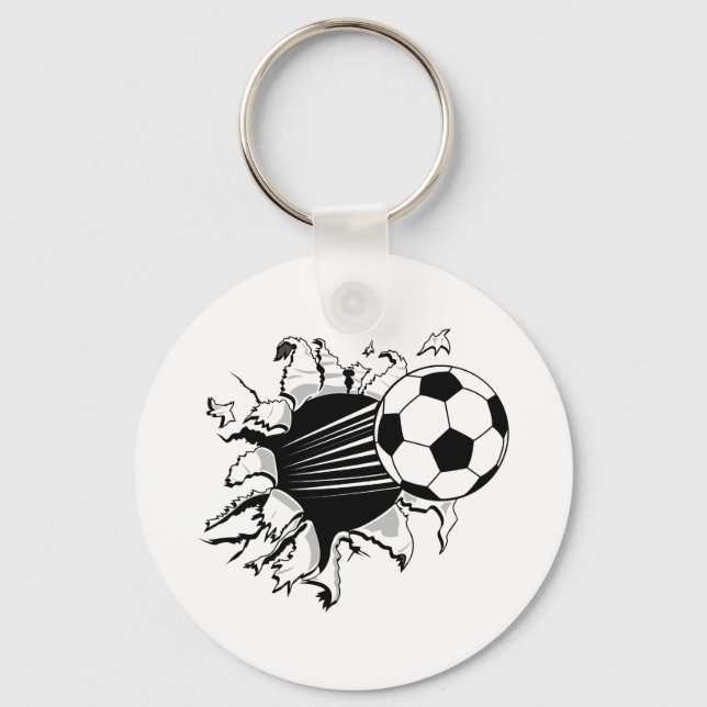 Soccer Tearout Keychain (Front)