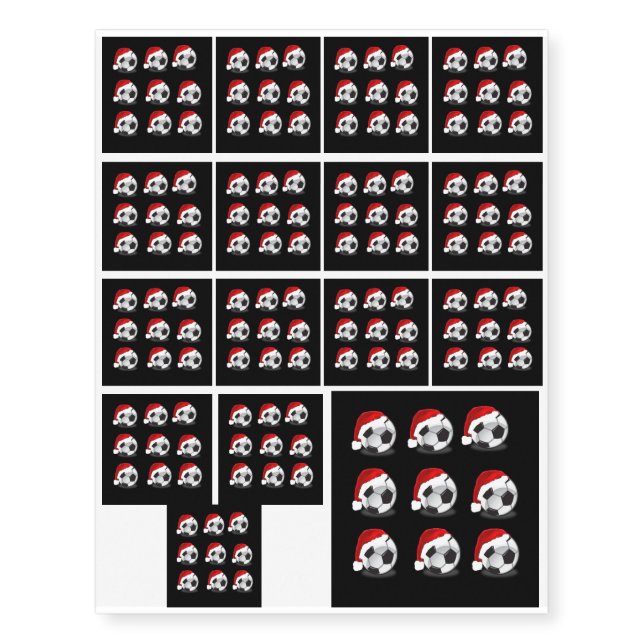SOCCER TEMPORARY TATTOOS (Front)