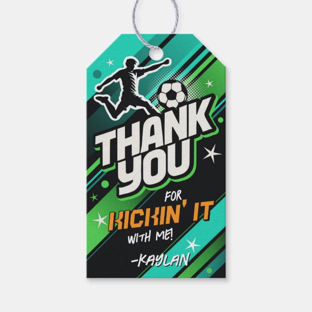 Soccer Thank You Tag (Front)