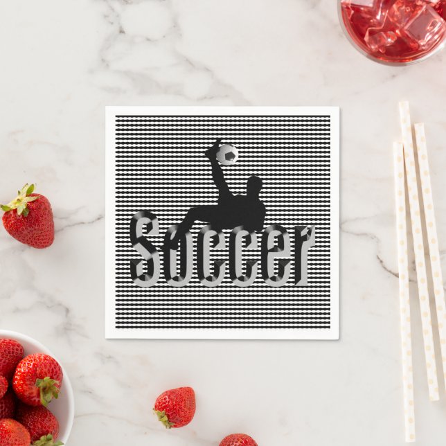 Soccer The Game, Paper Napkins (Insitu)