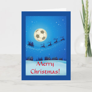 Soccer Theme Christmas Card