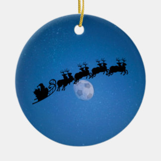Soccer Theme Christmas Tree Ornament