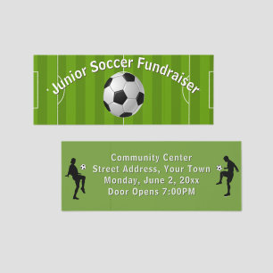 Soccer Themed Event Ticket