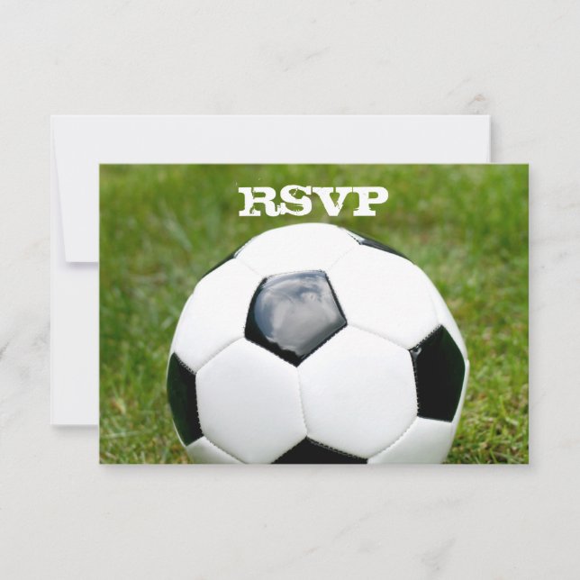 Soccer Themed RSVP (Front)