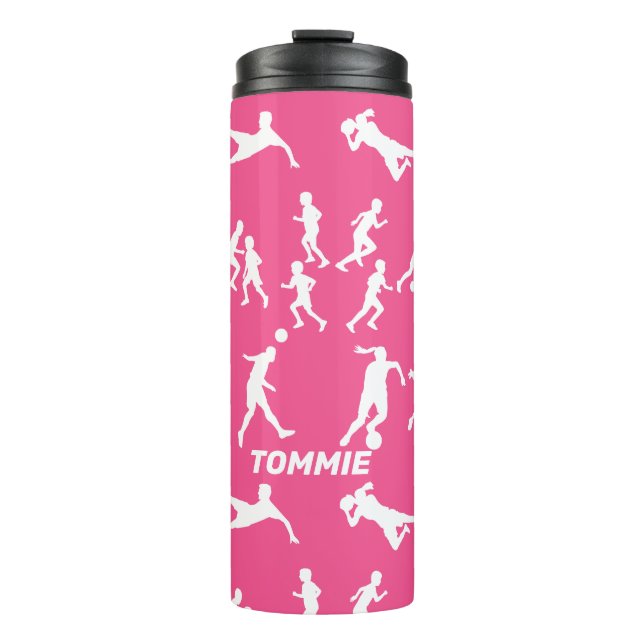 Soccer  thermal tumbler (Front)