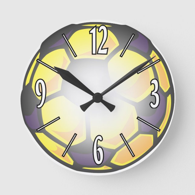 SOCCER TIME! ROUND CLOCK (Front)