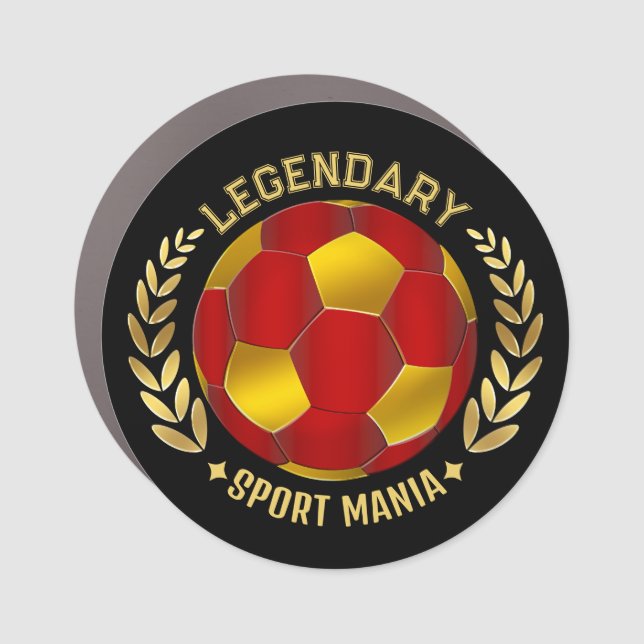 Soccer Tournament Logo Car Magnet (Front)