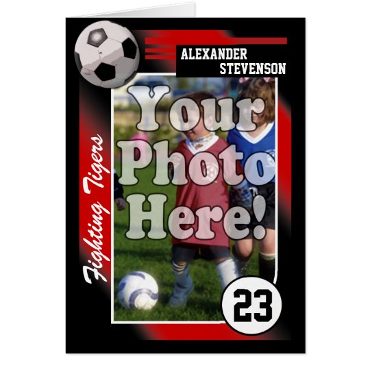 Soccer Trading Card, Custom Color & Size See Below Card ...