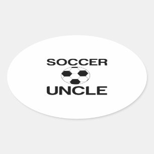 SOCCER UNCLE OVAL STICKER