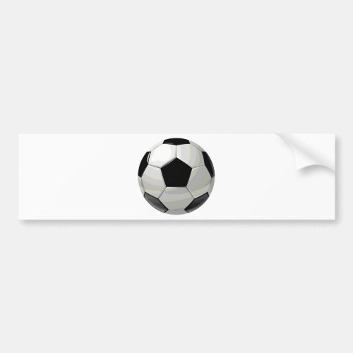 Soccer Unique Artwork Bumper Sticker