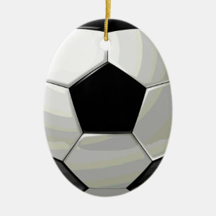 Soccer Unique Artwork Ceramic Ornament