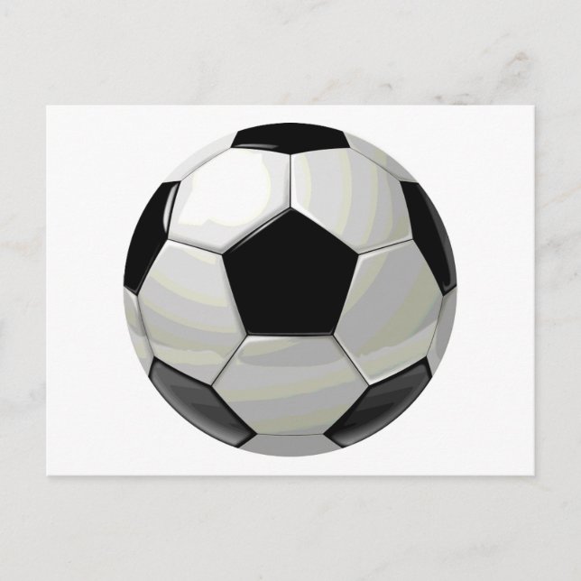 Soccer Unique Artwork Postcard (Front)