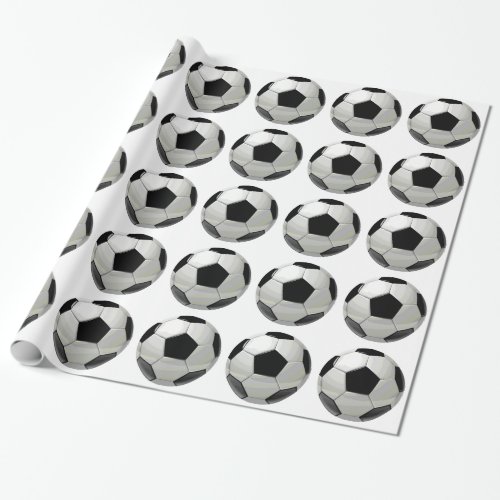 Soccer Unique Artwork Wrapping Paper