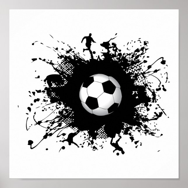 Soccer Urban Style Poster (Front)