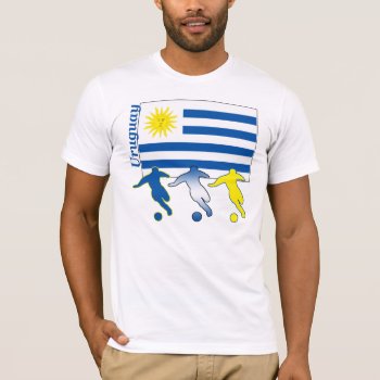 Soccer Uruguay Light T-shirt by nitsupak at Zazzle