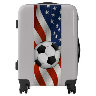 Soccer | USA Flag Sport Gift Luggage