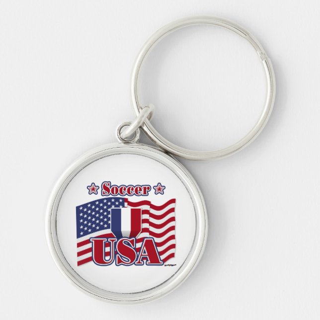 Soccer USA Keychain (Front)