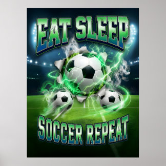 Soccer Wall Art - Retro 90s Bootleg Style