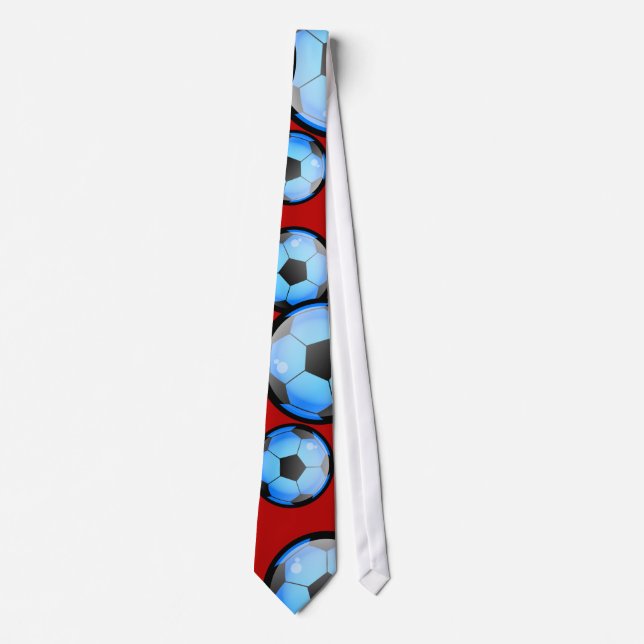 Soccer Wallpaper Neck Tie (Front)