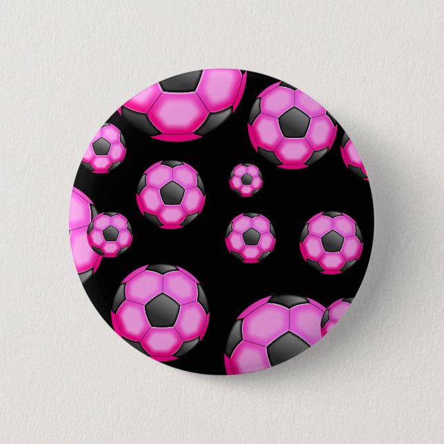 Soccer Wallpaper Pinback Button (Front)