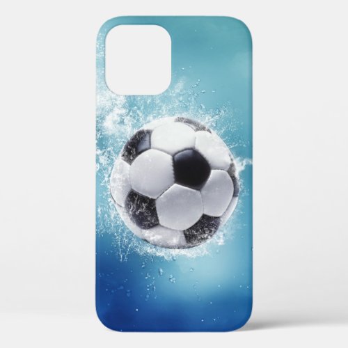 Soccer Water Splash iPhone 12 Case