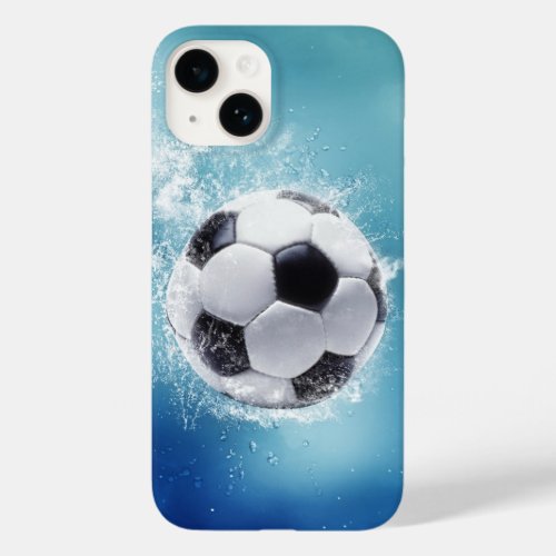 Soccer Water Splash Case_Mate iPhone 14 Case