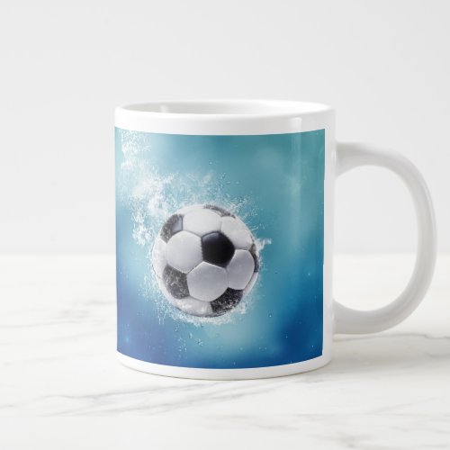 Soccer Water Splash Jumbo Mug