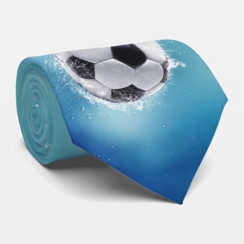 Soccer Water Splash Tie