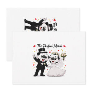 Soccer Wedding Couple Invitation