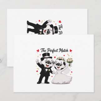 Soccer Wedding Couple Invitation