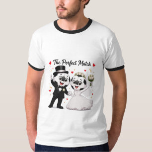 Soccer Wedding Couple T-Shirt