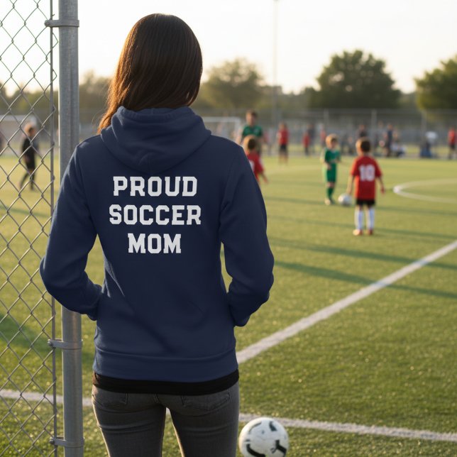 Soccer Whimsical Custom Game Day Full-Zip Hoodie  (Creator Uploaded)