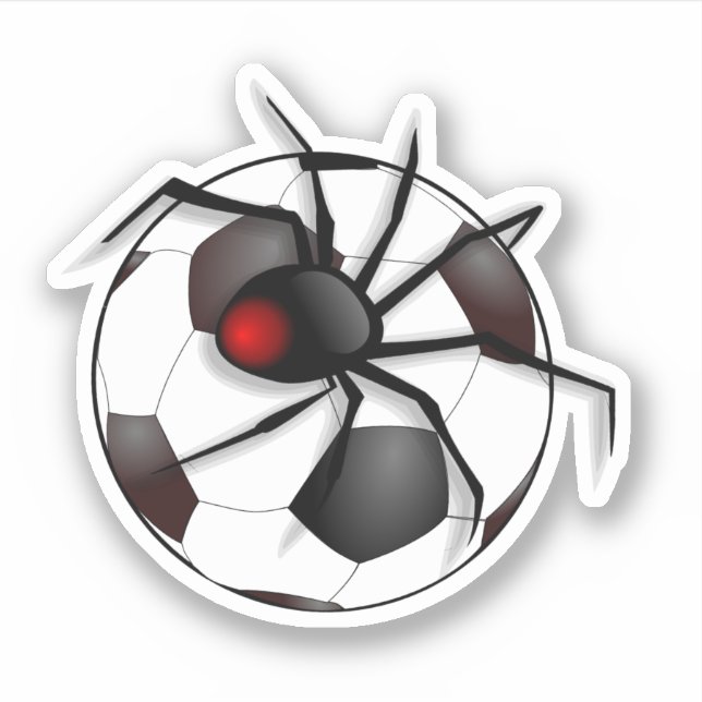 Soccer Widow Sports Sticker (Front)