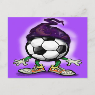 Soccer Wizzard Postcard