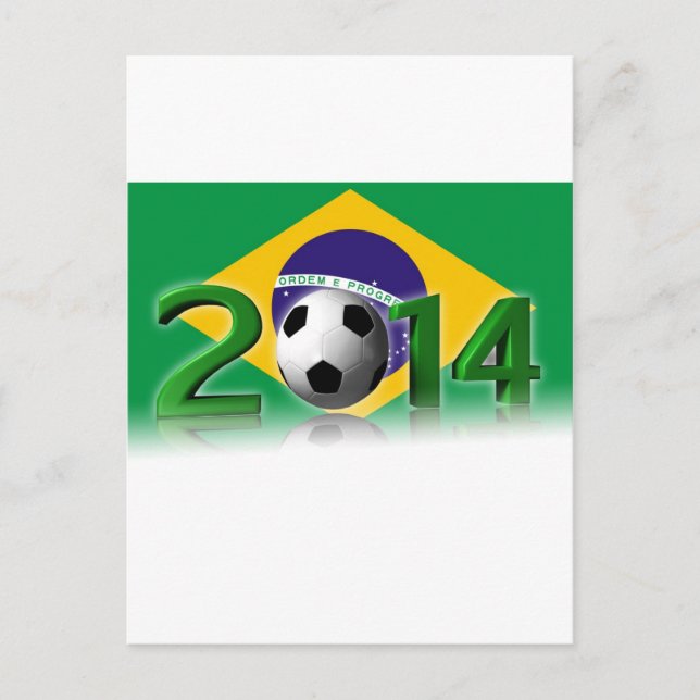 Soccer World Cup 2014 Postcard (Front)