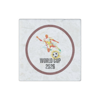 Soccer World cup 2026 Souvenir keychain Stone Magnet