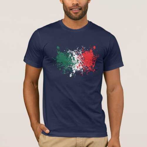 Soccer World Cup Italy Flag T_Shirt