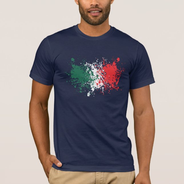 Soccer World Cup: Italy Flag T-Shirt (Front)