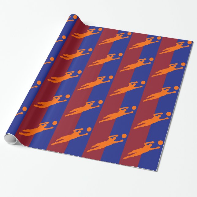 Soccer Wrapping Paper (Unrolled)