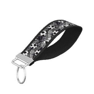 Soccer Wrist Keychain