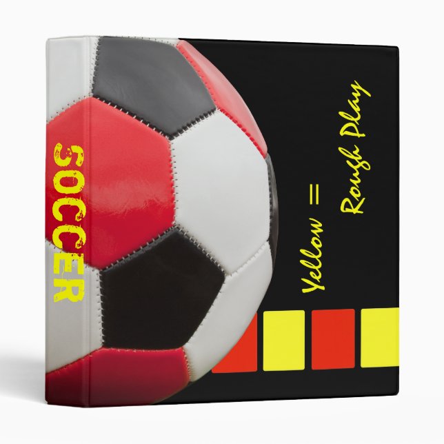 Soccer, Yellow Card, Binder (Front/Spine)