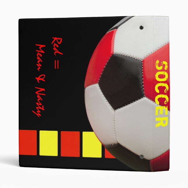 soccer card binder Ball in the Grass 2" Sports quality polypropylene protector pages are included that protect your soccer cards from dirt Soccer, Yellow Card, Binder |
