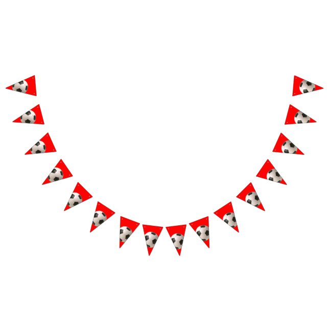 Soccerball Bunting Flags (All)