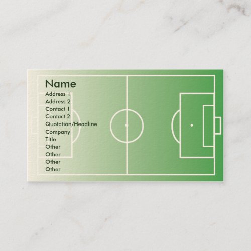 Soccerfield - Business Business Card Templates