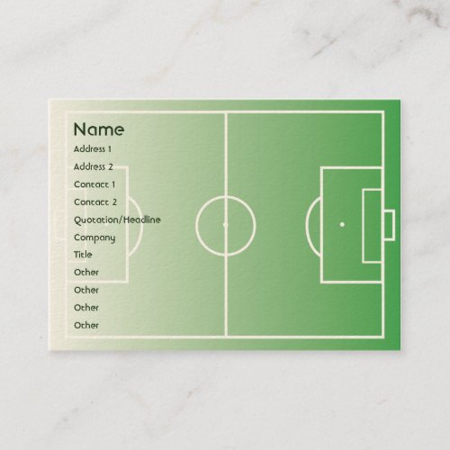 Soccerfield - Chubby Business Card