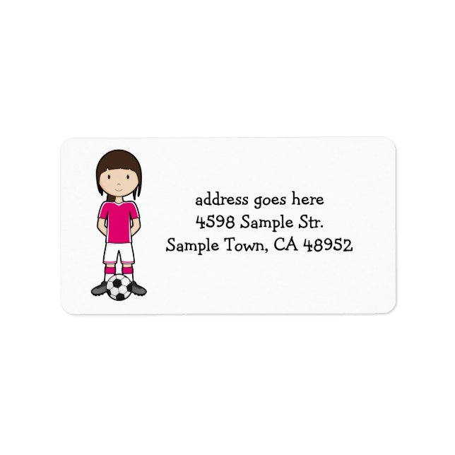 SoccerGirl Label (Front)