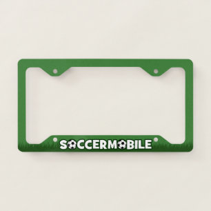 Soccermobile Soccer Balls   Sports Enthusiast License Plate Frame