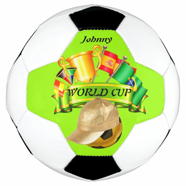 Soccer's World Cup Flag Soccer Ball (Front)